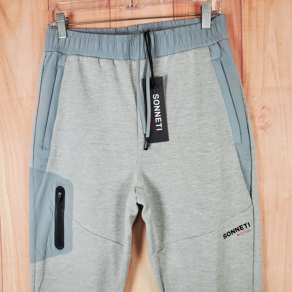 Sonneti Sport Brant Jogger Pants Mens Small Heather Gray Outdoor Performance
